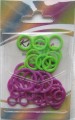 KnitPro - Markery kółka zielone/fioletowe