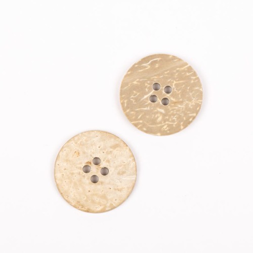 Guzik 804 Bielony kokos 25mm