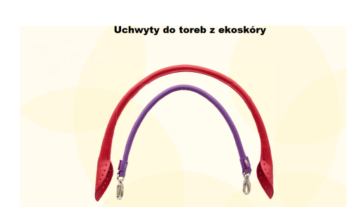 Uchwyty do toreb z ekoskóry - KnitPro