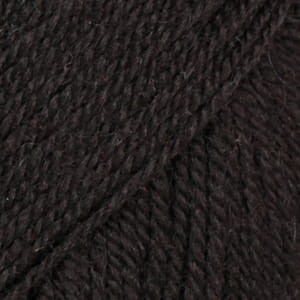 włóczka Drops FLORA uni colour 06 - czarny